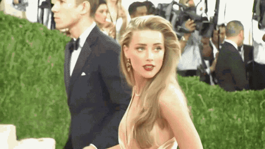 Amber Heard Smiling GIF