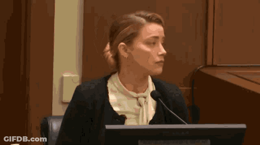 Amber Heard Sneezing GIF