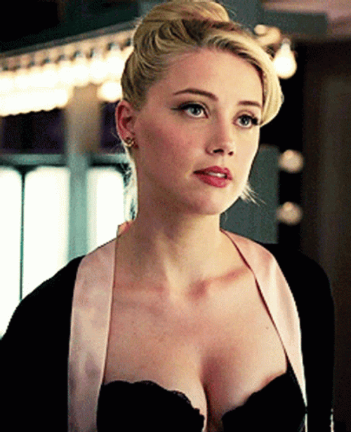 Amber Heard Speaking GIF