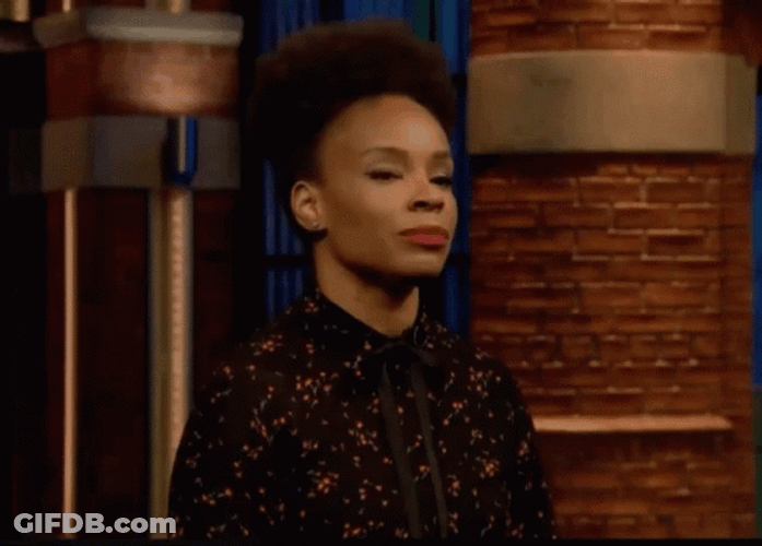 Amber Ruffin Allegedly Winking Smile GIF