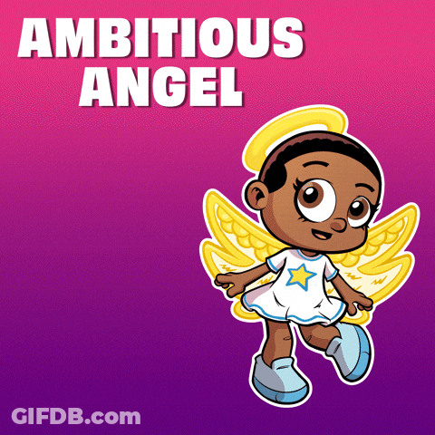 Ambitious Angel Cartoon GIF