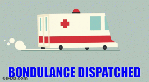 Ambulance With Bondulance Dispatched GIF