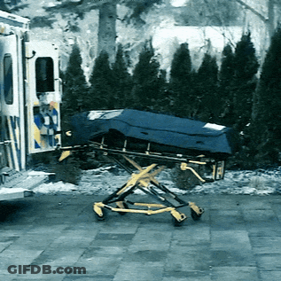Ambulance With Stretcher GIF