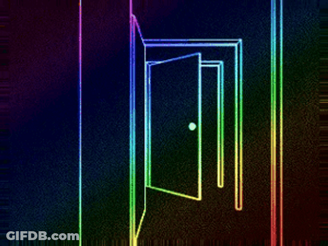 Ambush Doors Colorful Doors GIF