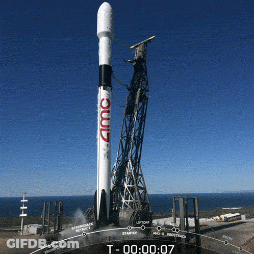 AMC Rocket Launching GIF