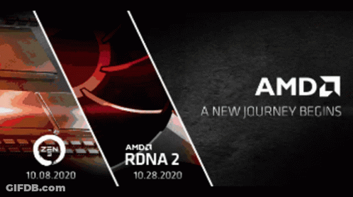 AMD Ad Says New Journey Begins October 10Th GIF
