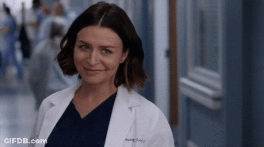 Amelia Shepherd Walk Away Smiling GIF