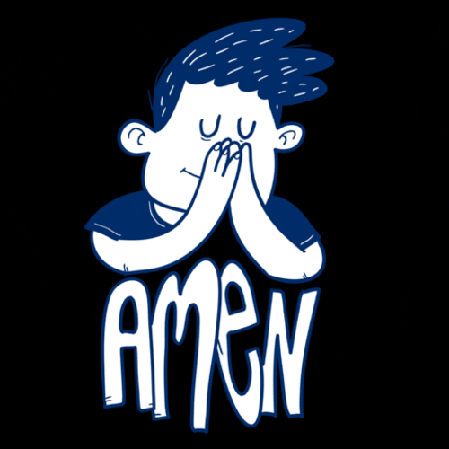 Amen Animated Boy Praying God GIF
