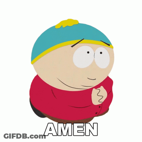 Amen Eric Cartman South Park GIF