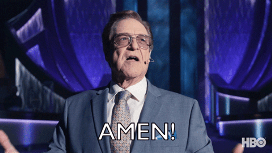 Amen  Praising John Goodman GIF