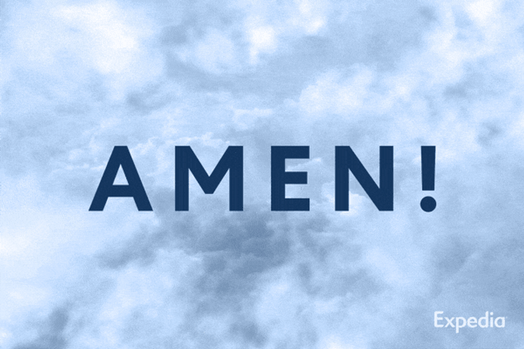 Amen Pray Emoji Animated Heaven GIF