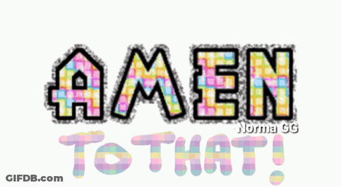 Amen To That Sign GIF