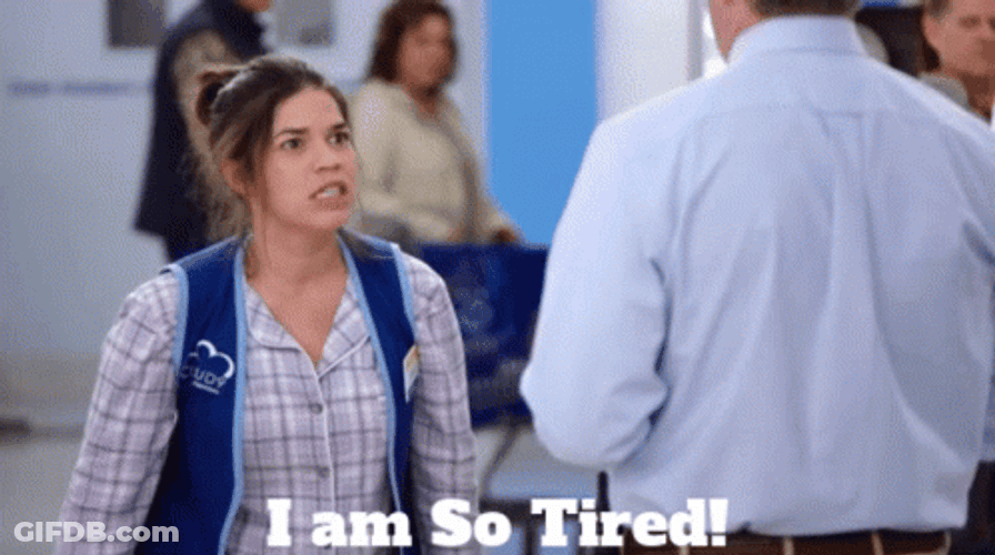 America Ferrera Angry Saying So Tired GIF