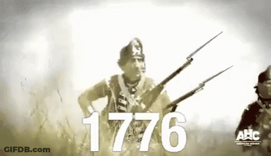 America Revolutionary War 1776 GIF