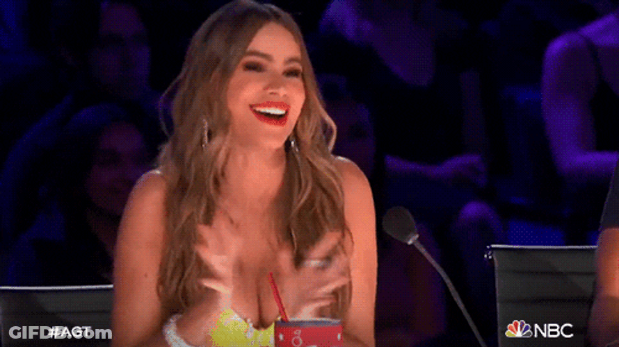 America's Got Talent Sofia Vergara Laughing So Funny GIF