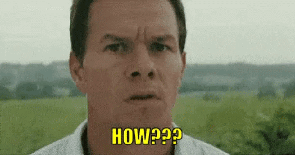 American Actor Mark Wahlberg Puzzled How Reaction GIF