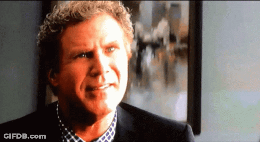 American Actor Will Ferrell Awkward Smile GIF