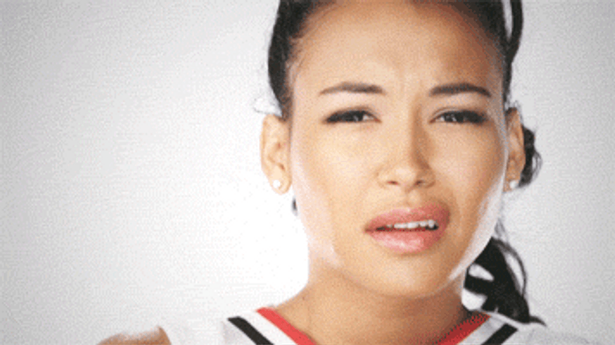 American Actress Naya Rivera Can't Believe Stank Face GIF