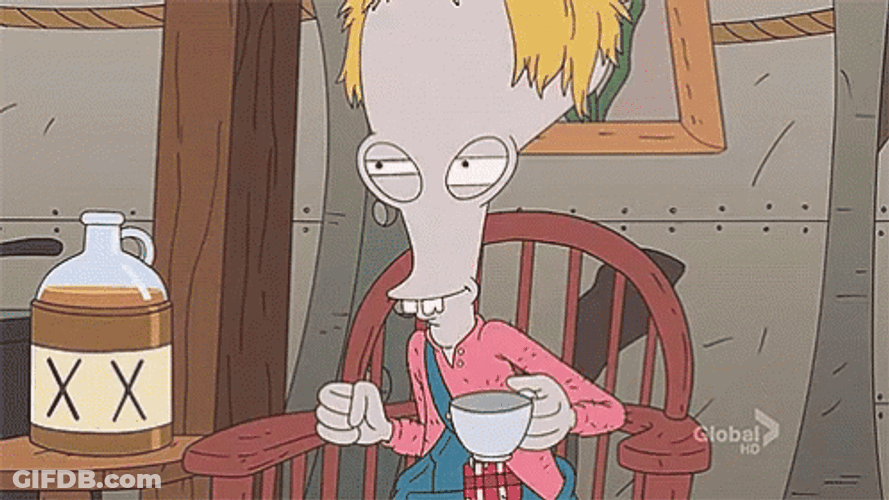 American Dad Roger Moonshine GIF