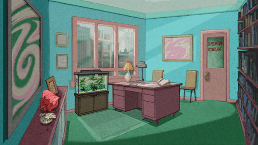 American Dragon Jake Long Sneaking In Office GIF