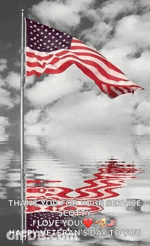 American Flag Close Up Stars GIF
