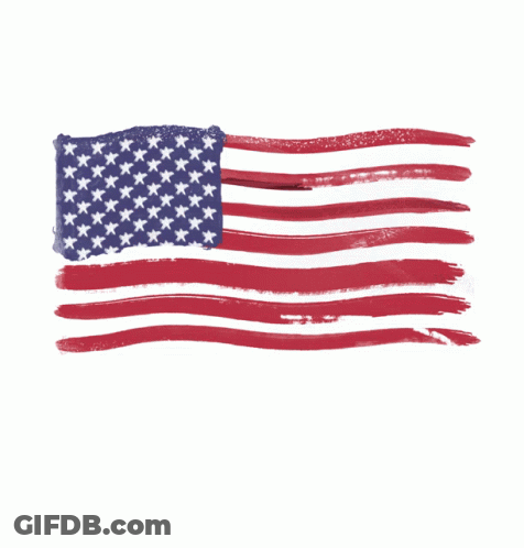 American Flag Cross Gun Remember Those Who Served GIF