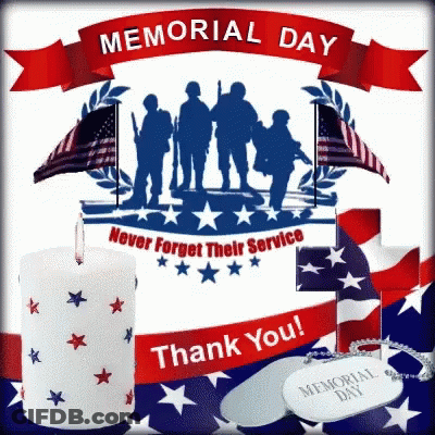 American Flag Cross Gun Remember Those Who Served All Gave Some Some Gave All GIF