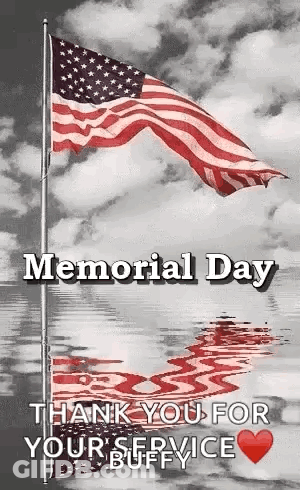 American Flag Flying In Wind GIF