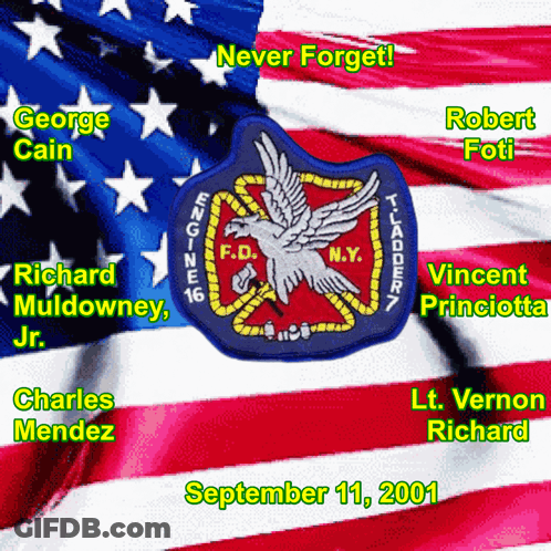 American Flag Never Forget GIF