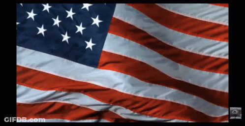 American Flag On Screen Scottsdale Watermark GIF
