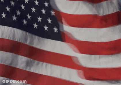 American Flag Stars Close Up GIF