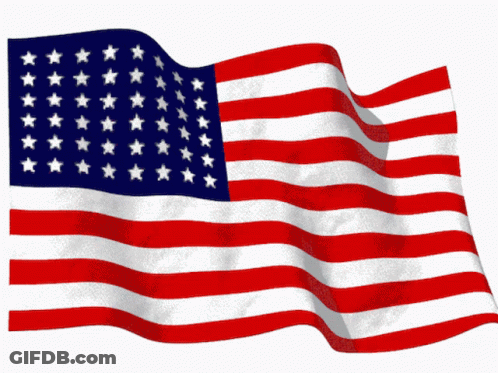 American Flag Waving GIF