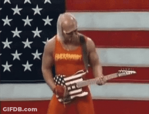 American Flag Waving In Wind GIF