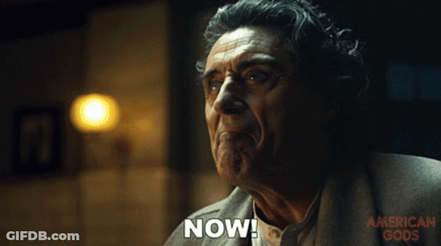 American Gods Mr Wednesday Now GIF