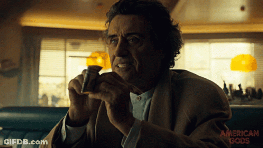 American Gods Mr Wednesday Showing Dollar GIF
