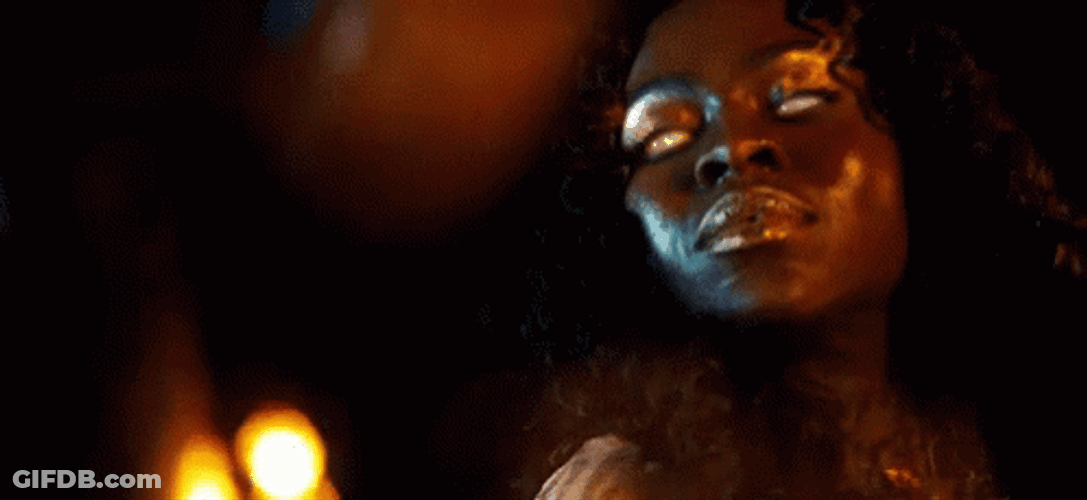 American Gods Queen Of Sheba Eyes Light GIF