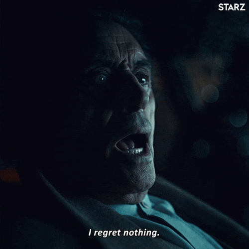 American Gods Series Mr. Wednesday Having No Regrets GIF