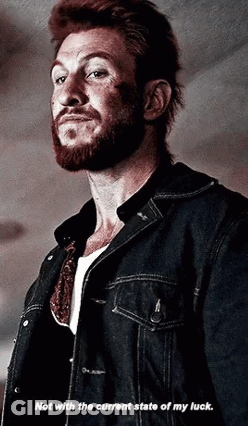 American Gods Shadow Moon Current State Of Luck GIF
