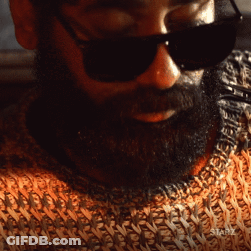 American Gods Shadow Moon Eyes Lighting Up GIF