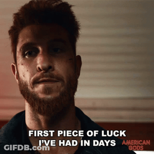 American Gods Shadow Moon Piece Of Luck GIF