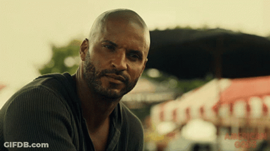 American Gods Shadow Moon Smiling GIF