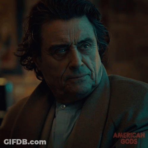 American Gods Text Close Up GIF