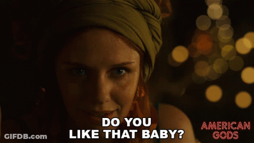 American Gods Woman In Turban GIF