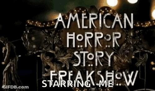 American Horror Story Freak Show Sign GIF