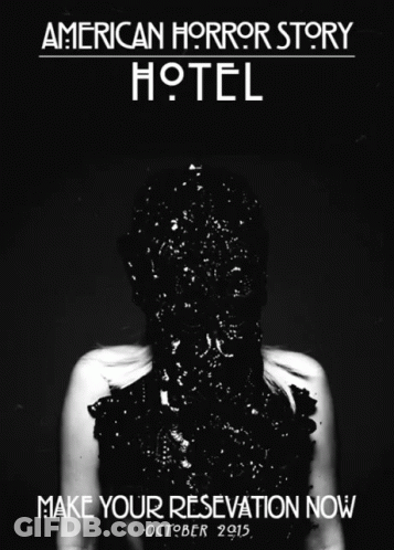 American Horror Story Hotel Blurry Woman Poster GIF