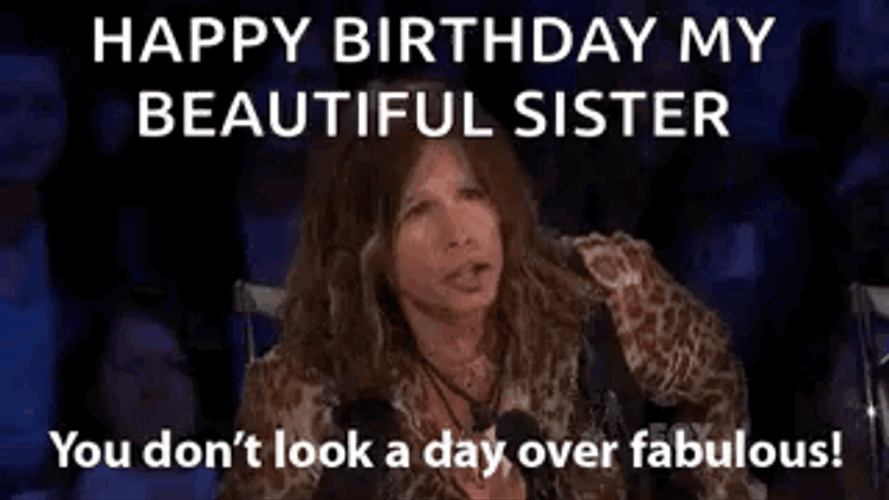 American Idol Steven Happy Birthday Sis Fabulous GIF