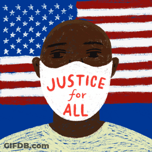 American Justice For All Mask GIF