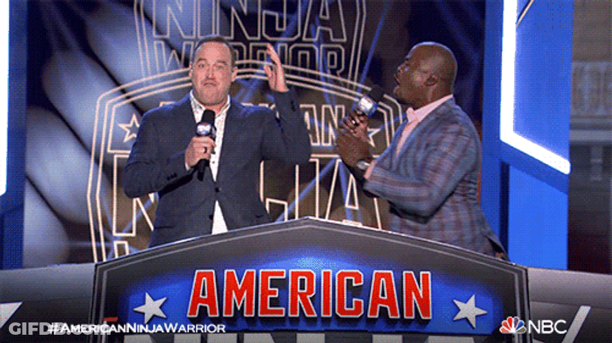 American Ninja Warrior Hosts GIF