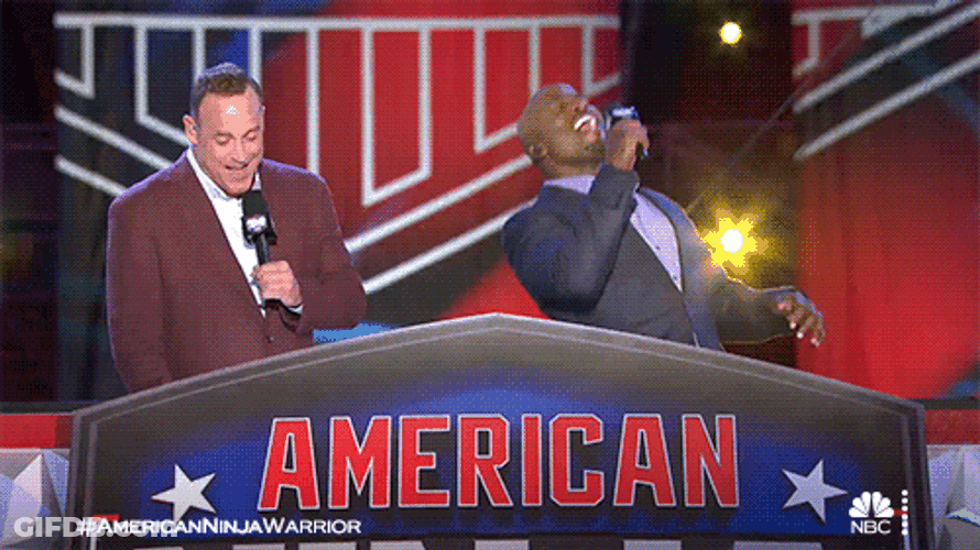 American Ninja Warrior Hosts GIF
