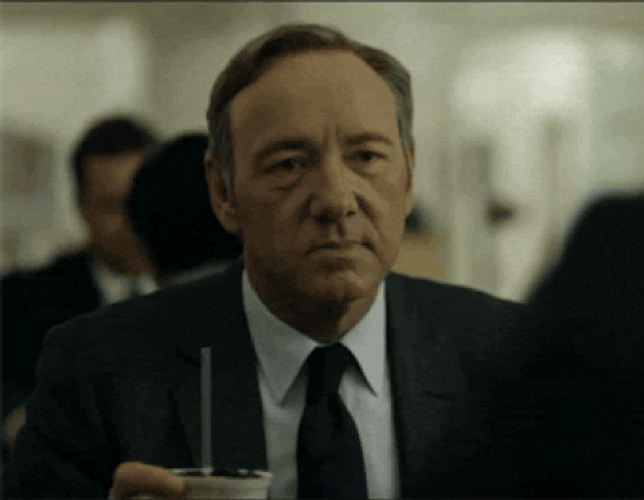 American Politician Frank Underwood GIF